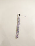 0010 White Paracord Keychain
