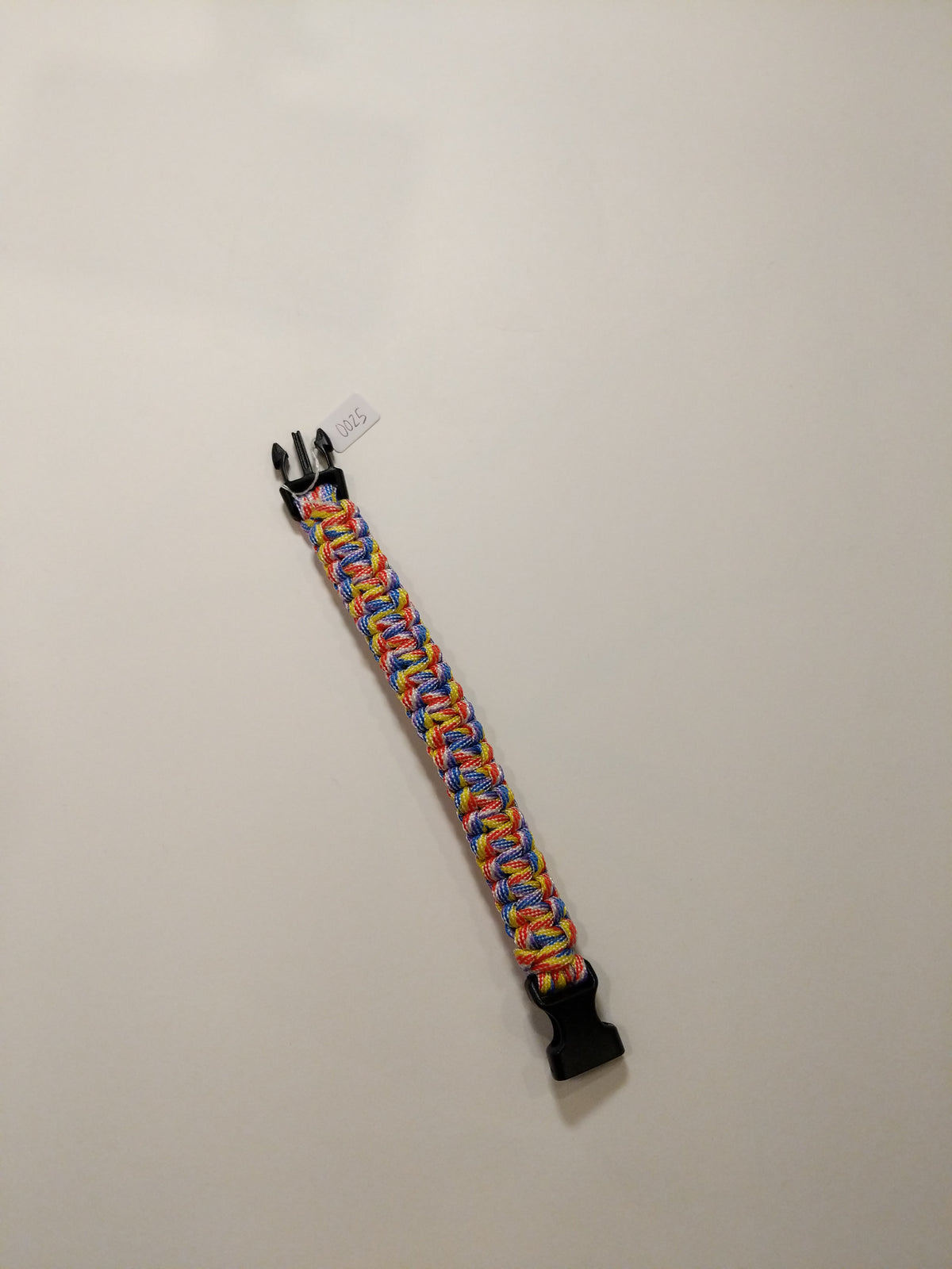0025 Rainbow Paracord Bracelet